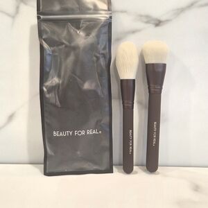 Beauty For Real Perfect Precision Complexion 2 Piece Brush Set - NEW IN PACKAGE